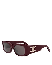 Celine Maxi Triomphe Rectangle Sunglasses, 53mm