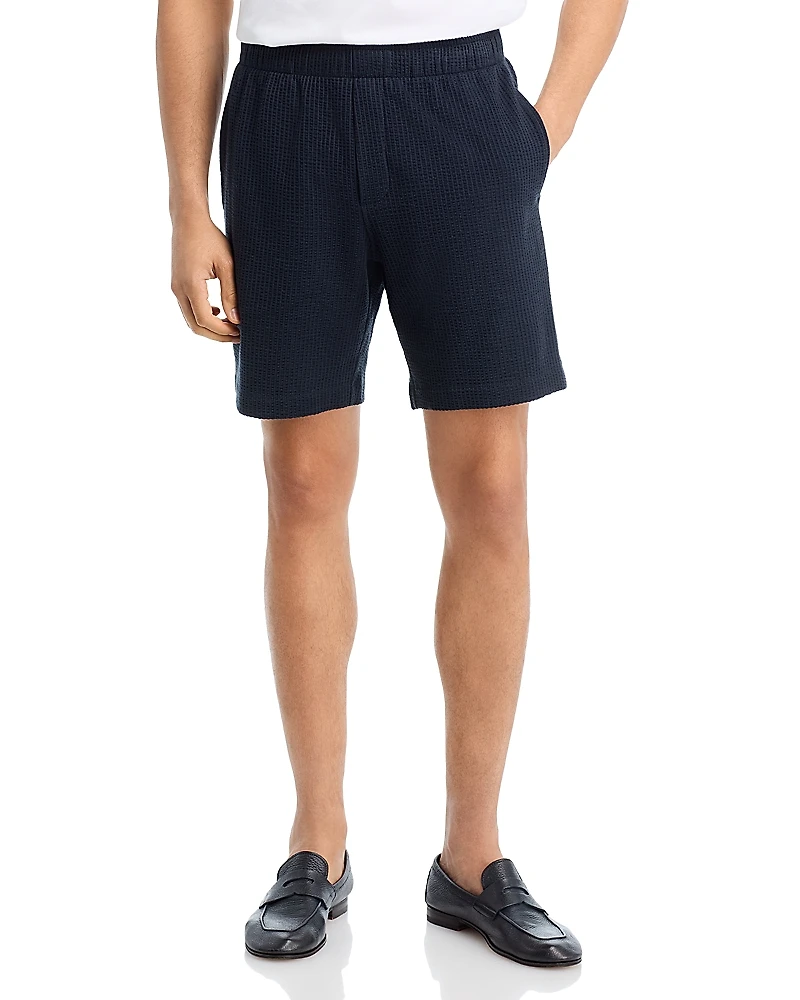 Vince Seersucker Knit 7.5 Shorts