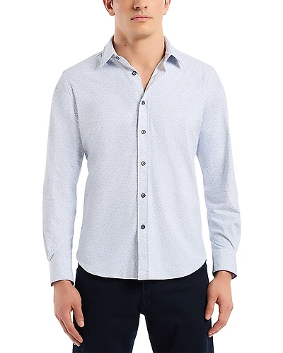 Robert Graham Asterik Knit Button Down Shirt