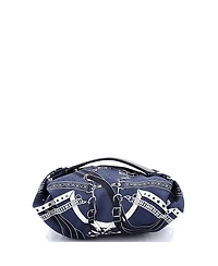 Pre-Owned Hermes Balusoie Bag Printed Silk and Leather