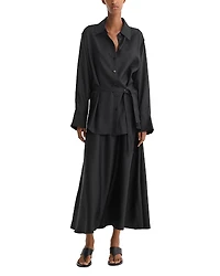 ROHE Silk Gilet Dress