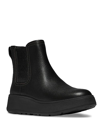 FitFlop Women's F-Mode Stitch Warm Tumbled Leather Chelsea Boots