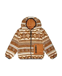 Deux par Unisex Reversible Mid-Season Sherpa Jacket - Big Kid
