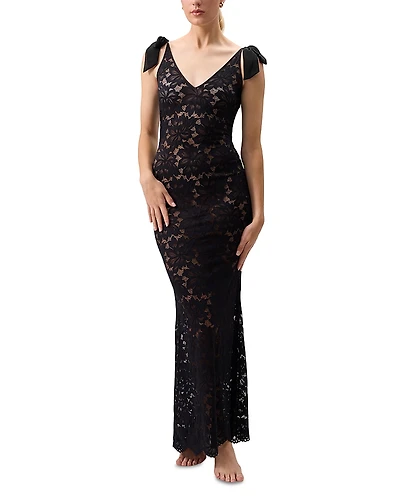 Rya Collection Amour Stretch Lace Floor Length Gown - Exclusive