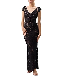 Rya Collection Amour Stretch Lace Floor Length Gown - Exclusive