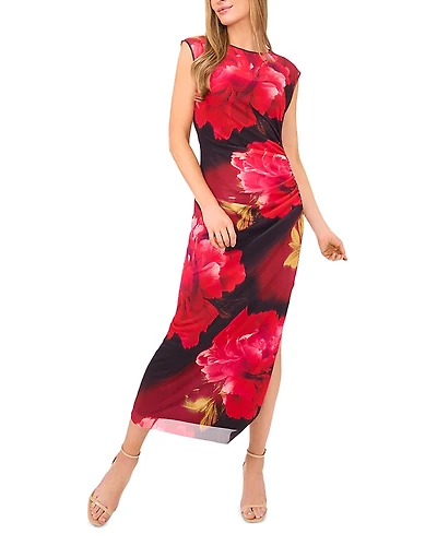 Ted Baker Short Sleeve Mesh Column Dress