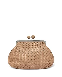 Weekend Max Mara Medium Woven Leather Pasticcino Bag
