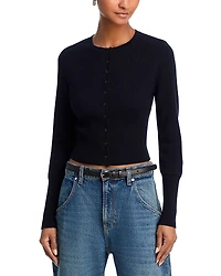 525 Crewneck Cardigan Sweater