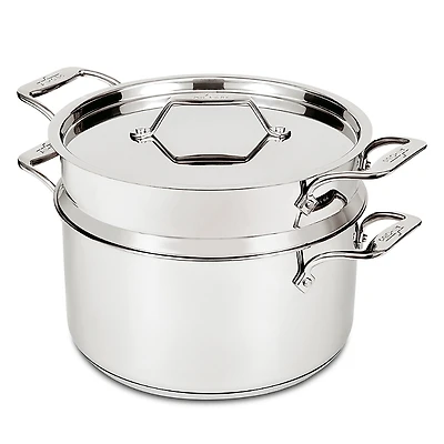 All-Clad Simply Strain, Stainless Steel Multipot with Insert and Lid