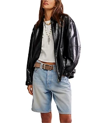 Free People Sloane Faux Leather Jacket