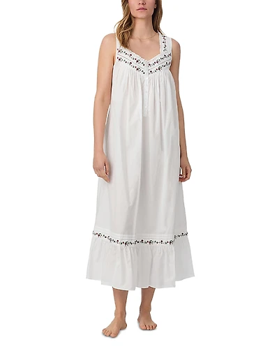 Eileen West The Cotton Lawn Sleeveless Ballet Nightgown