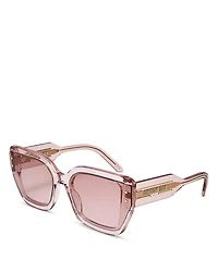 Dior DiorMidnight S1I Square Sunglasses, 43mm