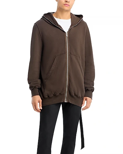 Drkshdw Rick Owens Jumbo Gimp Zipper Hoodie
