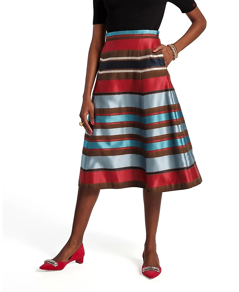 Frances Valentine Mercer Striped Maxi Skirt