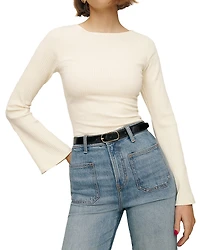 Reformation Miller Knit Top