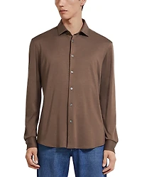 Zegna Cashmere and Silk Shirt