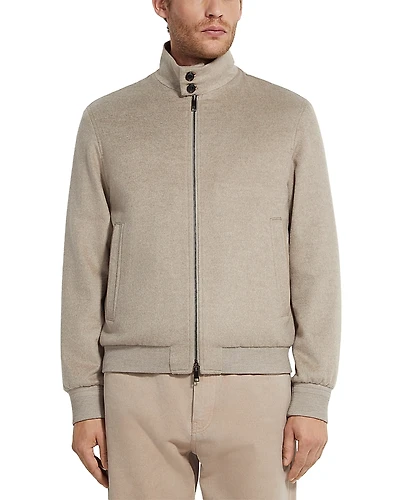 Zegna Oasi Cashmere Elements Blouson Coat