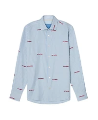 Robert Talbott Reynolds Novelty Bengal Twill Shirt