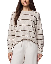 Splendid Georgie Pointelle Stripe Sweater
