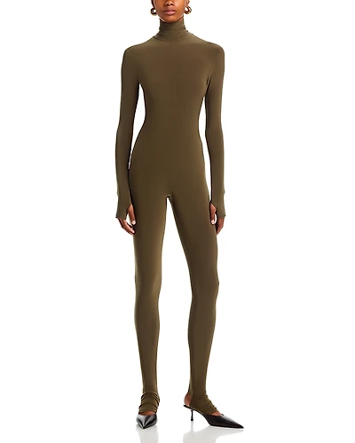 Norma Kamali Long Sleeve Catsuit