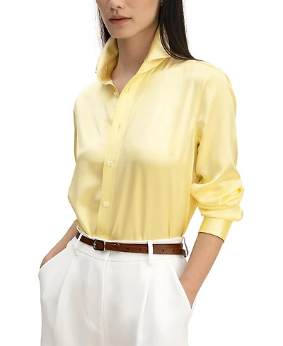Lilysilk Golden Cocoon Tailored Shirt