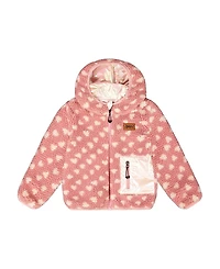 Deux par Girls' Reversible Mid-Season Sherpa Jacket - Baby