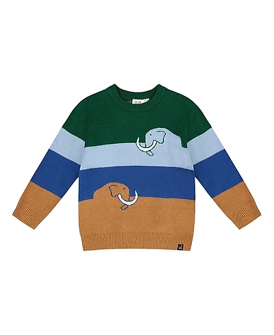 Deux par Boys' Long Sleeve Knit Sweater - Baby