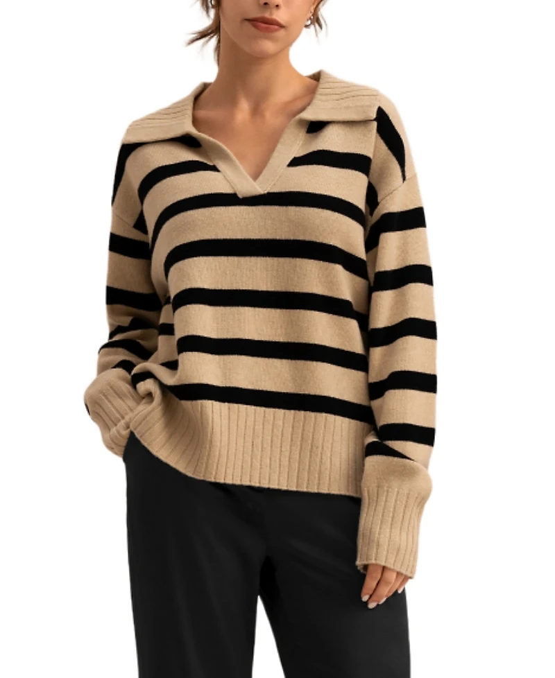 Lilysilk Gilly Stripe Sweater