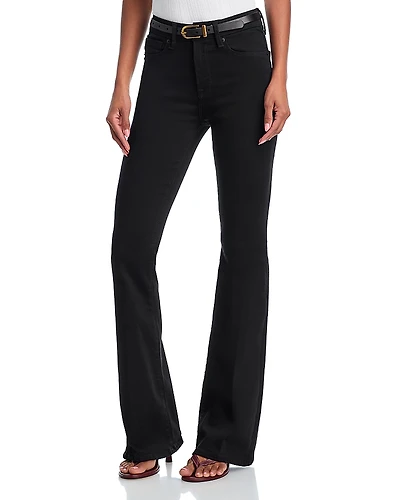 Good American Never Fade High Rise Flare Jeans