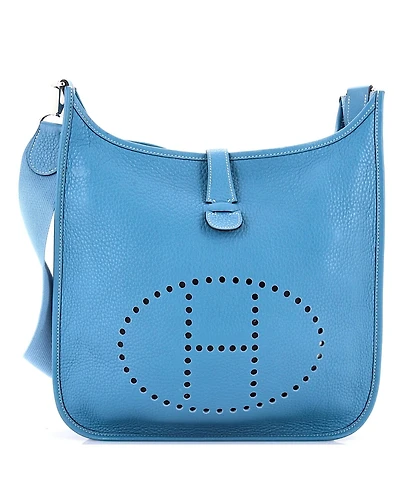 Pre-Owned Hermes Gm Evelyne Bag Gen Ii Clemence