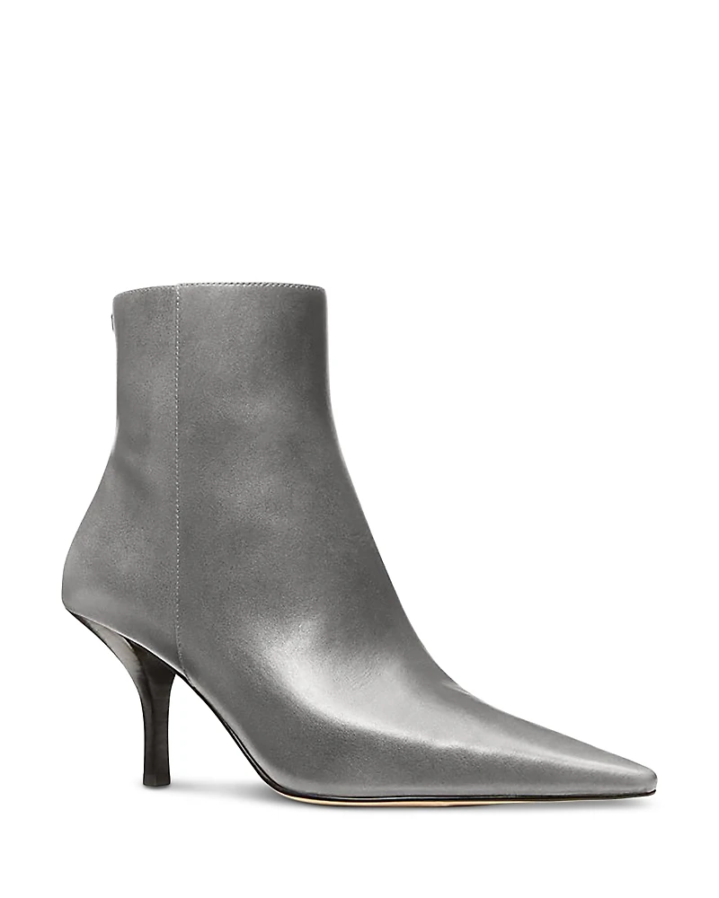 Michael Kors Women's Selina Leather Ankle Booties