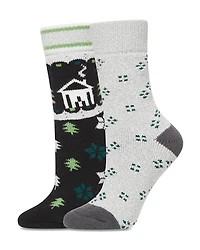 Hue Cozy Crew Socks, Pack of 2