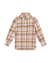 Deux par Girls' Plaid Overshirt - Little Kid