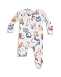 Angel Dear Boys' S'mores Two-Way Zipper Footie - Baby