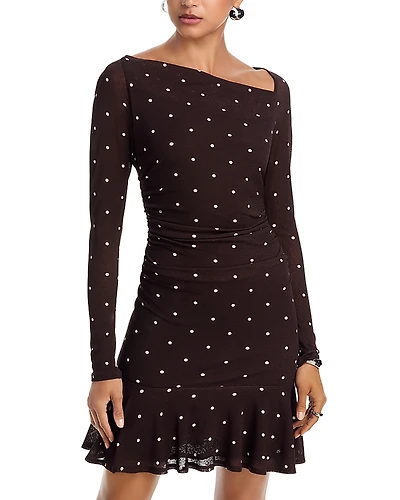 Rails Celano Ruffled Hem Dress