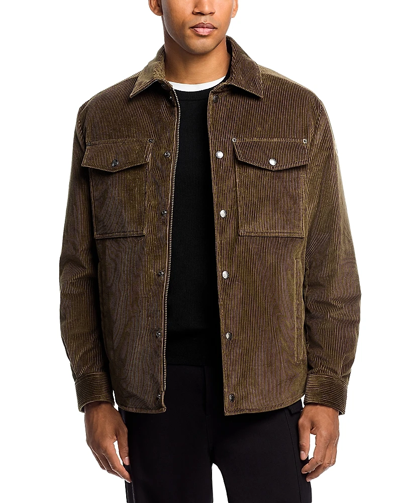 Moncler Ambroisie Corduroy Down Shirt Jacket