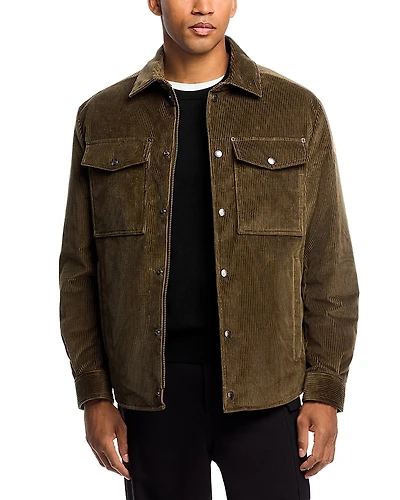 Moncler Ambroisie Corduroy Down Shirt Jacket