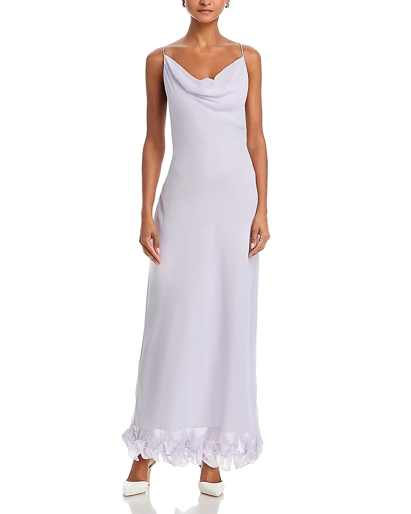 Rotate Chiffon Slip Dress