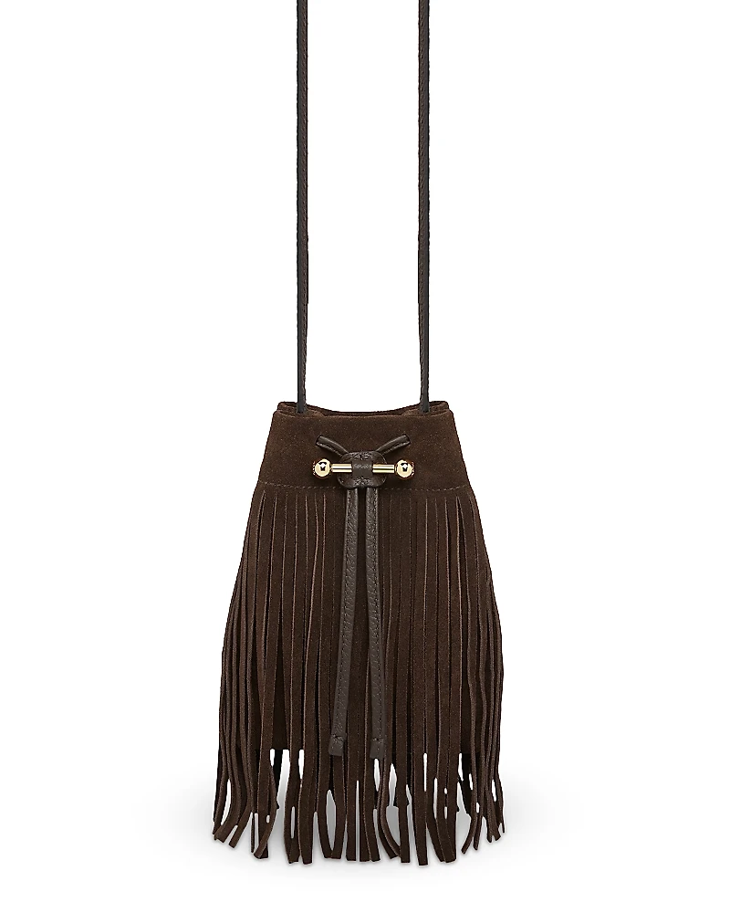 Strathberry x Cinq a Sept Osette Fringe Crossbody Pouch
