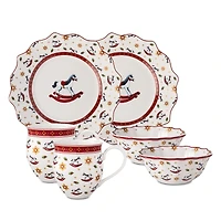 Villeroy & Boch Toy's Delight Rocking Horse 6 Piece Breakfast Set, Service for 2