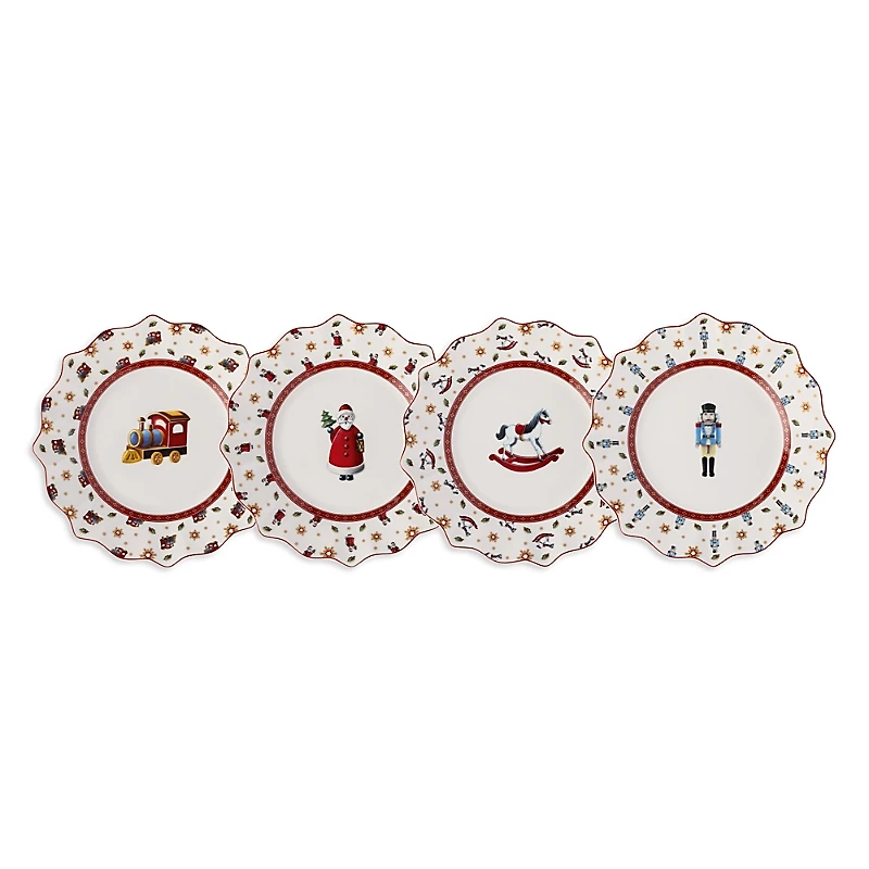 Villeroy & Boch Toy's Delight Anniversary Plate, Set of 4