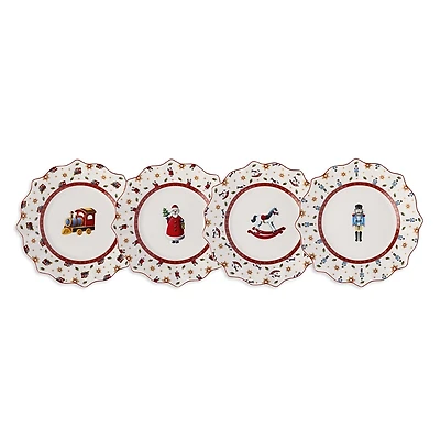 Villeroy & Boch Toy's Delight Anniversary Plate, Set of 4