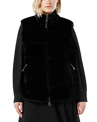 Marina Rinaldi Sport 2A Uscita Disegno Reversible Faux Fur Vest