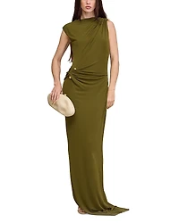 Cult Gaia Izola Ruched Maxi Dress