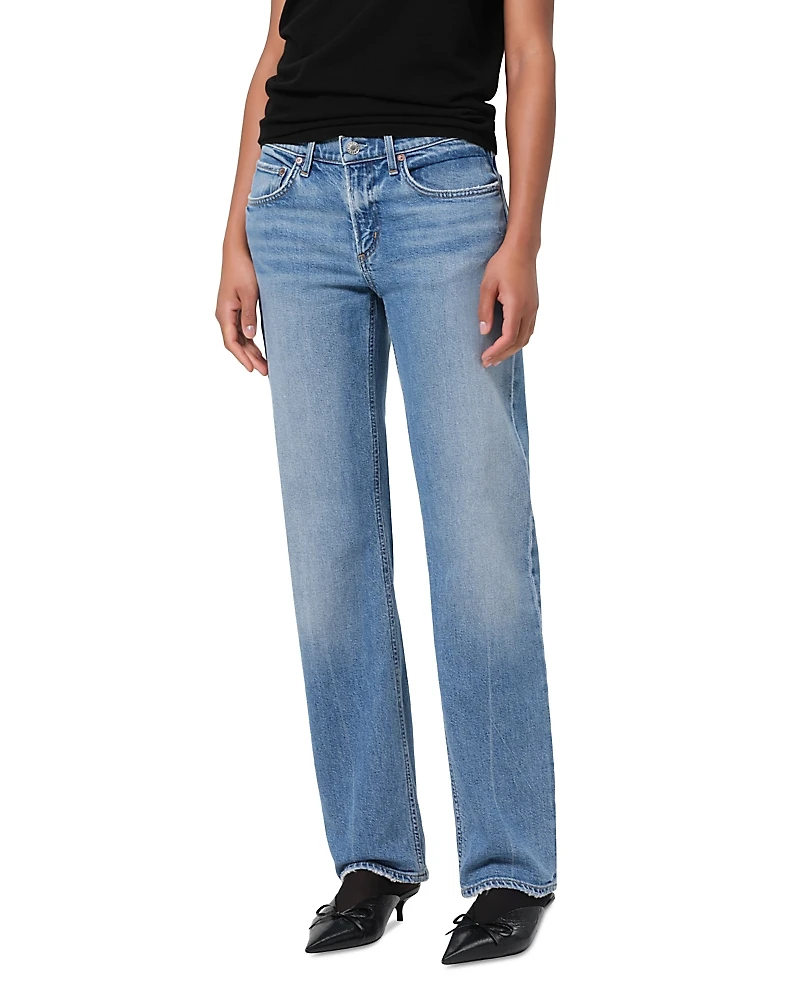 Agolde Low Rise Slim Leg Jeans
