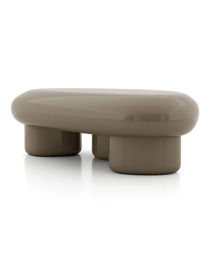 Furniture of America Villia 37 High Gloss Coffee Table