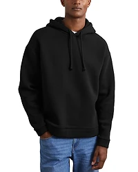 Reiss Silvestro Jersey Fleeceback Hoodie