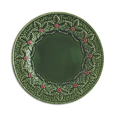 Bordallo Pinheiro Holly Dinner Plate