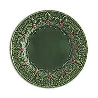 Bordallo Pinheiro Holly Dinner Plate