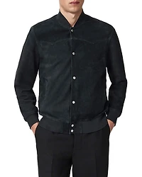 Allsaints Stafford Leather Bomber Jacket